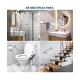 thumbnail image 4 of 2 Barras Agarradera De Seguridad Baño Acero Inoxidable, 4 of 5