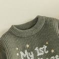 thumbnail image 6 of Cjfdfy TNewborn Baby Boy Girl Christmas Sweater My 1St Christmas Embroidery Long Sleeve Knitted Pullover With Colorful Fur Balls Cute Christmas Party Holiday Sweater Outfit 0-1Y, 6 of 9