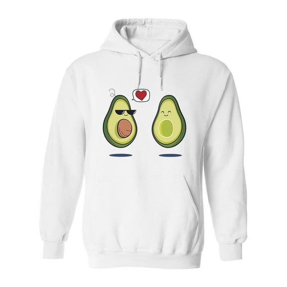 Valentine's Day Avocado Hoodie Women -Image by Shutterstock, Female 3X-Large