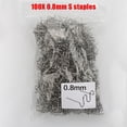 thumbnail image 4 of FlyFlise Universal 400 Pcs/Set Precut 0.6mm-0.8mm Hot Wave Flat Staples For Plastic Stapler, 4 of 7