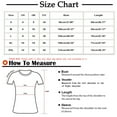 thumbnail image 4 of Spring Tops for Women Womens Tops Womens Summer Short SleeveV-Neck Zipper Leopard Hollow Out T-Shirt Blouse Tops, 4 of 4
