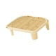 thumbnail image 5 of Alfombrilla para arena de gatos para mascotas, lavable, reutilizable, con borde , portátil, para atrapar arena de gatos, almohadilla anticaída Amarillo, 5 of 8