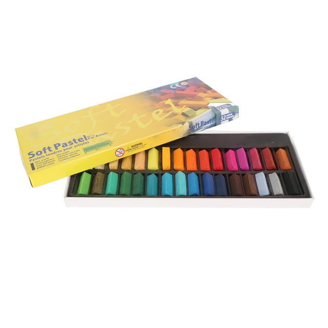 32 colores pasteles suaves para artistas pasteles de tiza suave en barra para proyectos de manualidades dibujo mezcla capas sombreado