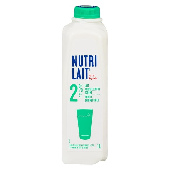 Nutrilait 2 % Partly Skimmed Milk, 1 L