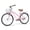 Pink Pastel, variant on Hykolity 26 in Cruiser Bike Beach Bicycle for Women Comfortable City Bike Commuter Cycling Adult Rider Height 60-72 in with Rear Rack and Basket Blue