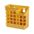 thumbnail image 2 of Pedty 1X Punching-Free Self-Adhesive Kitchen Drain Basket Breathable Chopsticks Cage，Utensils Chopsticks Basket for Washing Drying Or Storing Dishwasher Basket for Small Items, 2 of 4