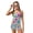 Geometric Polka Dots, variant on POLERO Girls Tankini Two Piece Swimsuit with Boyshorts Geometric Art Print Sun Protection Breathable Top Summer Vacation Wear