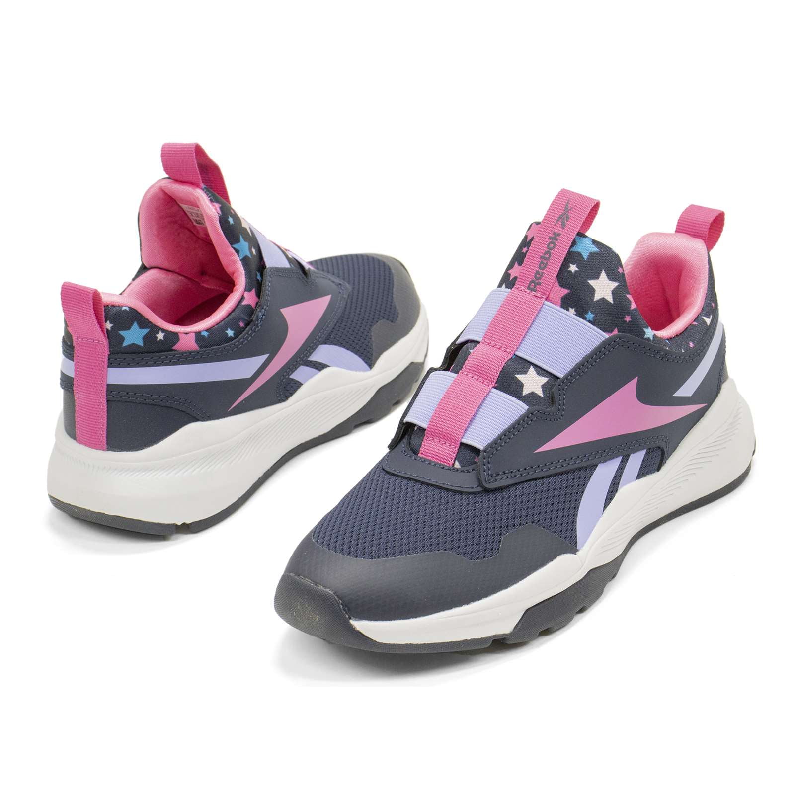 Reebok Girls Xt Sprinter Slip-On Navy Pink,7 \\ True Shoes, M US Vector