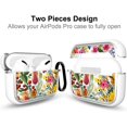 thumbnail image 2 of Étui pour AirPods Pro, Housse de Protection pour AirPods Pro, Design Floral Hibiscus Tulipe avec Pare-Chocs Rigide à Double Couche Antichoc pour Fille Femme, 2 of 7