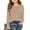 Beige, variant on TQWQT Girls Long Sleeve Beige Shirts Spring Toddler Plain Shirts Size 10-12 Kids Shirt Cute Crewneck T-shirts Girls Tops Tween Girls Clothes 130