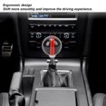 thumbnail image 3 of 5 Speed Round Ball Shift Knobs Racing Type Manual Gear Shifter Knob with 3 Adapters  for Replacement, 3 of 7