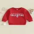 thumbnail image 2 of Hooded Sweatshirt for Baby Kids  with Long Sleeve Crew Neck and Letters Print, 2 of 9