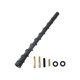 thumbnail image 3 of 2 antenas en espiral de 7 pulgadas, universal, impermeable, flexible, de goma de PVC, antena de reequipamiento, adecuada para camiones, automóviles, SUV (negro), 3 of 5