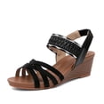 thumbnail image 1 of XIHAHA, nuevas sandalias de cuña a la moda para mujer, zapatos con punta abierta, plataforma para mujer, moda de 4,5 cm, zapatos de tacón alto para chica, zapatos de baile femenino, 1 of 4