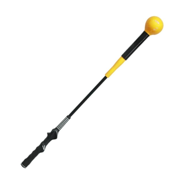 Decodeary Entraîneur de Swing de Golf Pratique pour l'Équilibre Tempo Flexibilité Vert Jaune 80cm