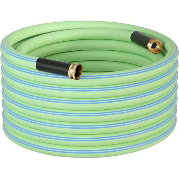 CSPP Heavy Duty Garden Hose 75 ft x 5/8 Inch Green Color Water Hose (75 Feet)