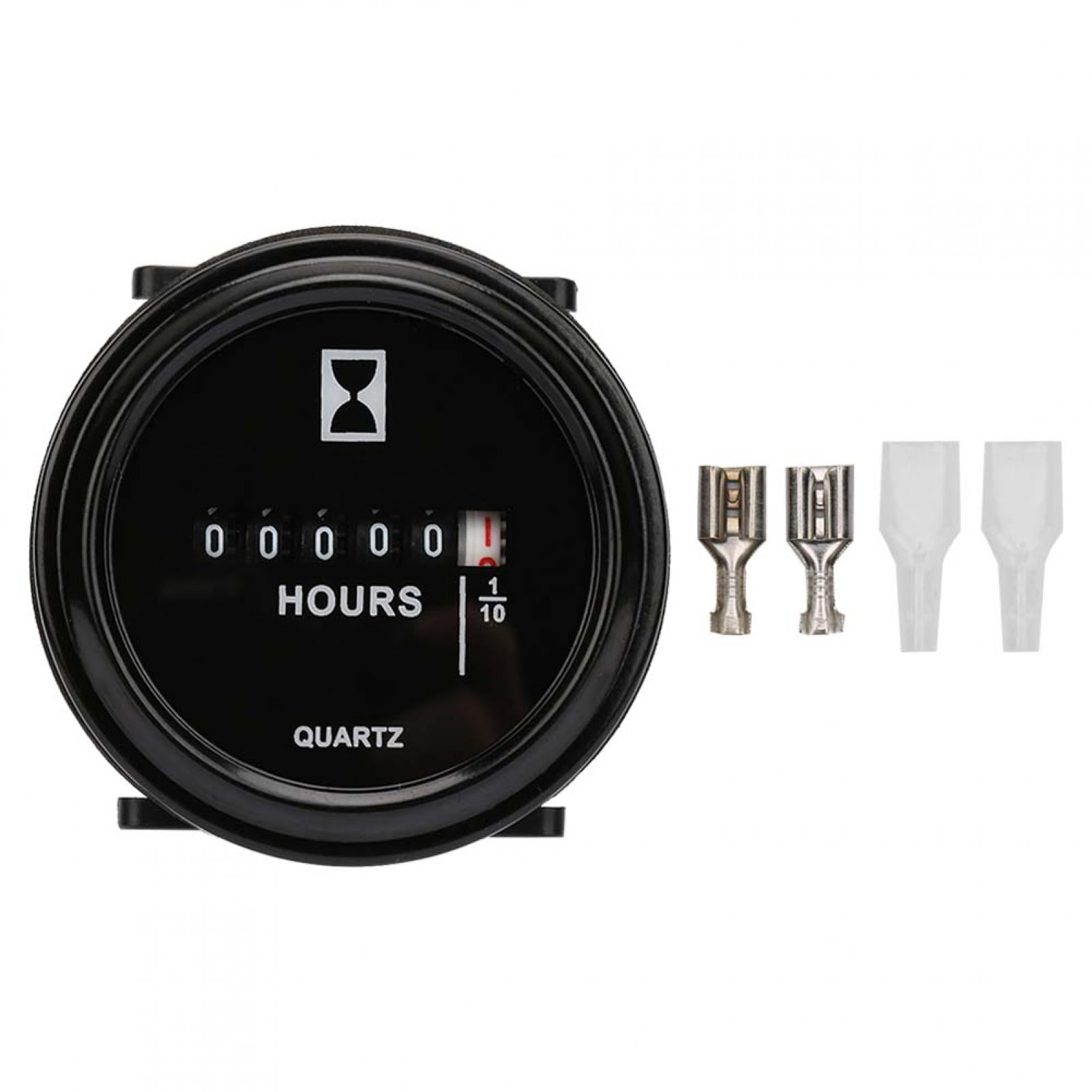 Time Counter High Accuracy Quartz Hour Meter 10 Degrees Celsius 50