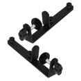 thumbnail image 3 of LEORX 2Pcs Black Pegboard Desk Mount Brackets Iron Material with Easy Installation Support, 3 of 8
