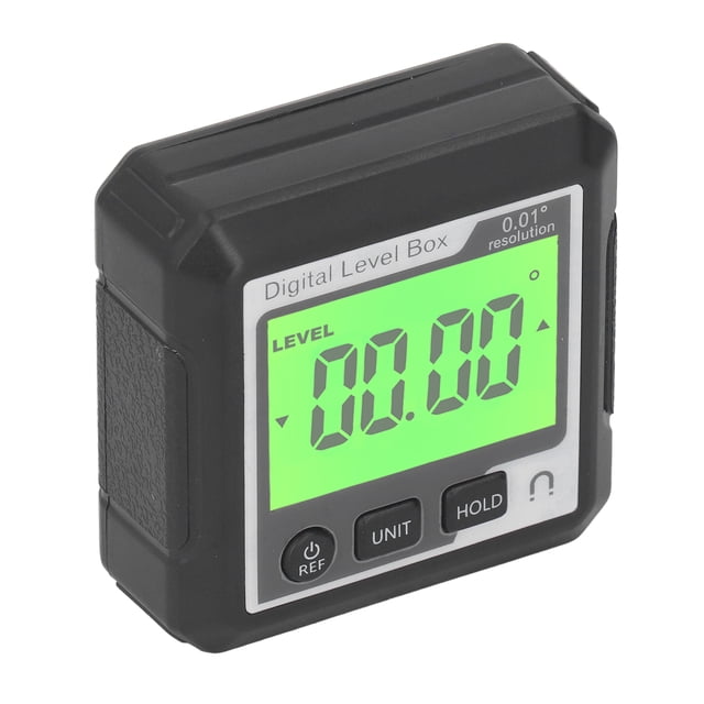 Boîte de Niveaux Numériques, Jauges d'Angle Portables Inclinomètre avec Base Magnétique et Grand Rétroéclairage LCD pour Menuiserie, Bâtiment, Maçonnerie