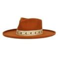 thumbnail image 6 of Australian Felt Wide Brim Fedora Hat, 6 of 25
