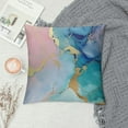 nygtbtfer Colorful Marble Throw Pillow Covers Pink Purple Blue