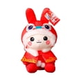 thumbnail image 1 of Rabbit Plush Toy For Kids Creative Mascot Doll For Home Decor New Year Gift, 1 of 13