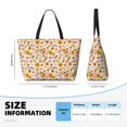 thumbnail image 4 of Easygdp Boho Flowers Bolsa de Viaje de Playa de Gran Capacidad, Bolsa Tote Perfecta para la Playa, Escapadas de Fin de Semana y Viajes, 4 of 7
