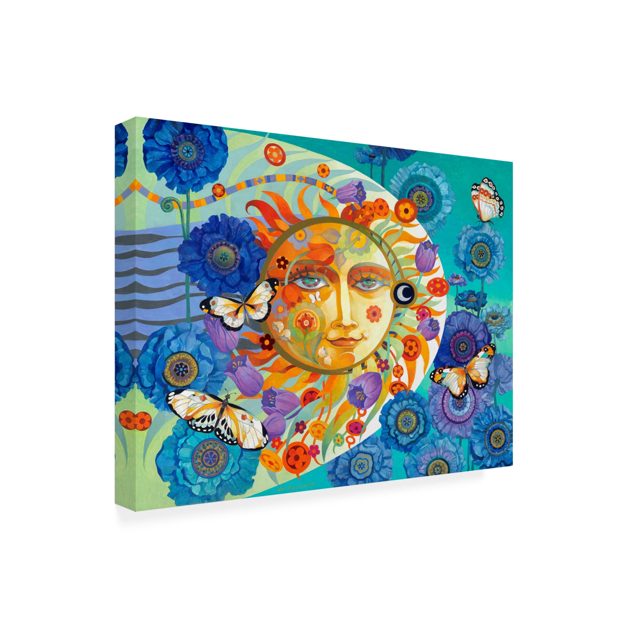 Canvas Wall Art - David Galchutt 'Dawn' Wall Art for Living Room, Bedroom, or Office Décor by Trademark Fine Art - 47 x 35 Inches