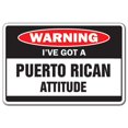 thumbnail image 1 of SignMission D-8-Z-Ive got a Puerto Ricain 8 x 12 Po. J'ai une Autocollant d'Avertissement Puerto Ricain - Vacances Puerto Rica, 1 of 1