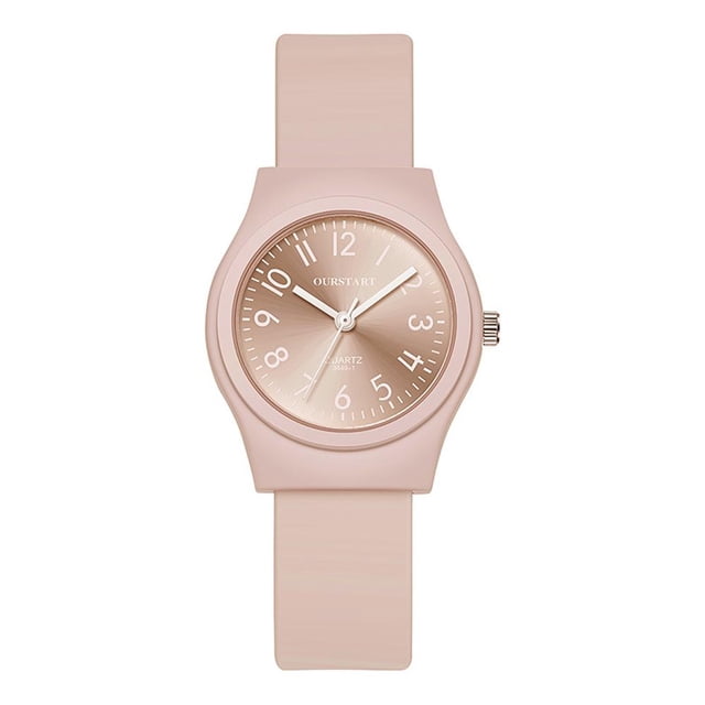 Montre Étudiante Numérique Couleur Bonbon Mode Décontractée Silicone Quartz Dames Wat Z4P2