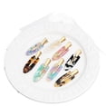 thumbnail image 2 of 10pcs Seamless Clips Side Clips Hairpins New Acetate Seamless Hair Clips Bangs Broken Hair Clips Face Washing Makeup Clips for Women, 2 of 7