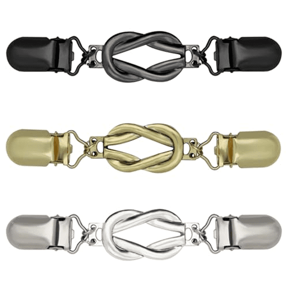 3 Pcs Sweater Clips Cinch Clips Vintage Dress Clip Back Cinch Shawl Cardigan Collar Clip to Tighten Dress Pant Waist Tightener for Women