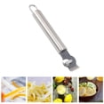 thumbnail image 3 of Lemon Zester Grater Stainless Steel Citrus Twist Peeler Kitchen Fruit Peeling Tool, 3 of 8