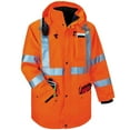 thumbnail image 6 of Ergodyne GloWearÂ® 8385 Type R Class 3 4-in-1 Jacket, Orange, L, 6 of 7