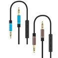 thumbnail image 2 of Guardoinrt Headphone Car Stereo Cable Computer Handsfree Phone Call Wire Control 3.5mm Audio Cord silver 1Set, 2 of 6