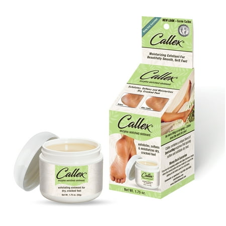 CALLEX Exfoliating Moisturizer for Dry, Cracked (Best Way To Heal Cracked Feet)