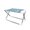 01-Light Blue, variant on Elevated Pet Grooming Bed - Folding Stainless Steel Frame Dog Hammock Bathing Rack with Open Mesh Surface for Small Dogs and Cats