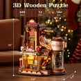 thumbnail image 6 of Robotime 3D Wooden Puzzle, Dream Gift Factory Model Craft Kit, DIY Creatvie Toys for Home Decor, Xmas Gifts for Adults Teens, 6 of 8