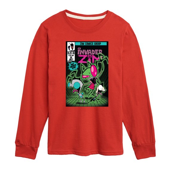 Invader ZIM - GIR and ZIM - ZIM Comics Group - First Fantastic Issue - Toddler And Youth Short Sleeve Graphic T-Shirt