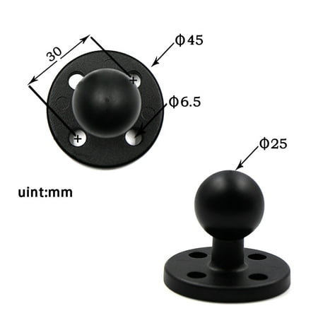 Image of Aluminum Alloy 1 /1.5 Ball Mount Base Bolt for Head Adapter Ball Base for Go-pro Camera Compact Size Durable