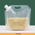 thumbnail image 2 of 5PCS Transparent Food Storage Bags Moisture & Mold Resistant Sealed Storage Bags for Rice Flour Nuts Storage, 2 of 2