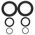 thumbnail image 4 of WRITWAA Black Rubber Flat Washers, 6-Pack Splashproof Seals for Plumbing Repair and Maintenance, and Leak-Resistant, 4 of 8