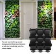 thumbnail image 3 of Plantador De Jardín Vertical, Maceta De Pared Autogestionada Con 9 Bolsillos Apilables Soportes De Macetas De Plástico Para Decoración De Balcón Al Aire Libre En Interiores, 3 of 7