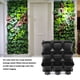 thumbnail image 3 of Plantador De Jardín Vertical, Maceta De Pared Autogestionada Con 9 Bolsillos Apilables Soportes De Macetas De Plástico Para Decoración De Balcón Al Aire Libre En Interiores, 3 of 7