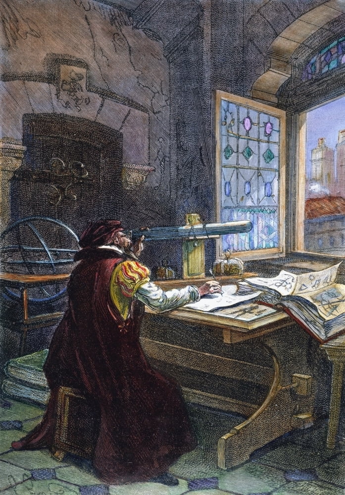 Galileo Galilei (15641642) Ndetermining The Magnification Of One Of