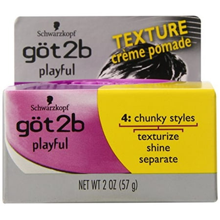 Got 2b Playful Texturizing Creme Pomade 2 oz (50 (Best Products For Type 2b Hair)
