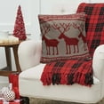 thumbnail image 6 of Lilixerw Christmas Pillow Covers 17.72 x 17.72 inch,Farmhouse Merry Throw Pillow Covers Great Gift for Sofa Couch Bed Living Room Christmas Decor, 6 of 6
