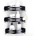 thumbnail image 1 of Estanteria ducha sin Taladros 3 Piezas, Estante Ducha Acero Inoxidable, con 6 Ganchos, Colgante para Pared Accesorios para Baño, para Baño, Cocina, Hotel (negro), 1 of 4