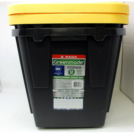 Greenmade Professional Grade 12 Gallon Storage Box