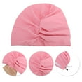 thumbnail image 3 of Unique Bargains 1 Pc Breathable Knotted Swimming Cap Pink White, 3 of 6